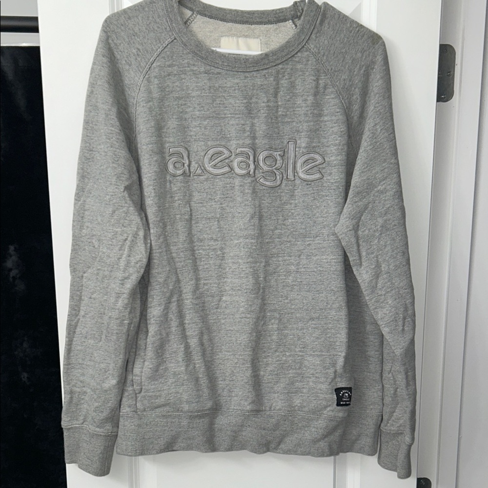 AMERICAN EAGLE Outfitters Gray Crewneck Sweater